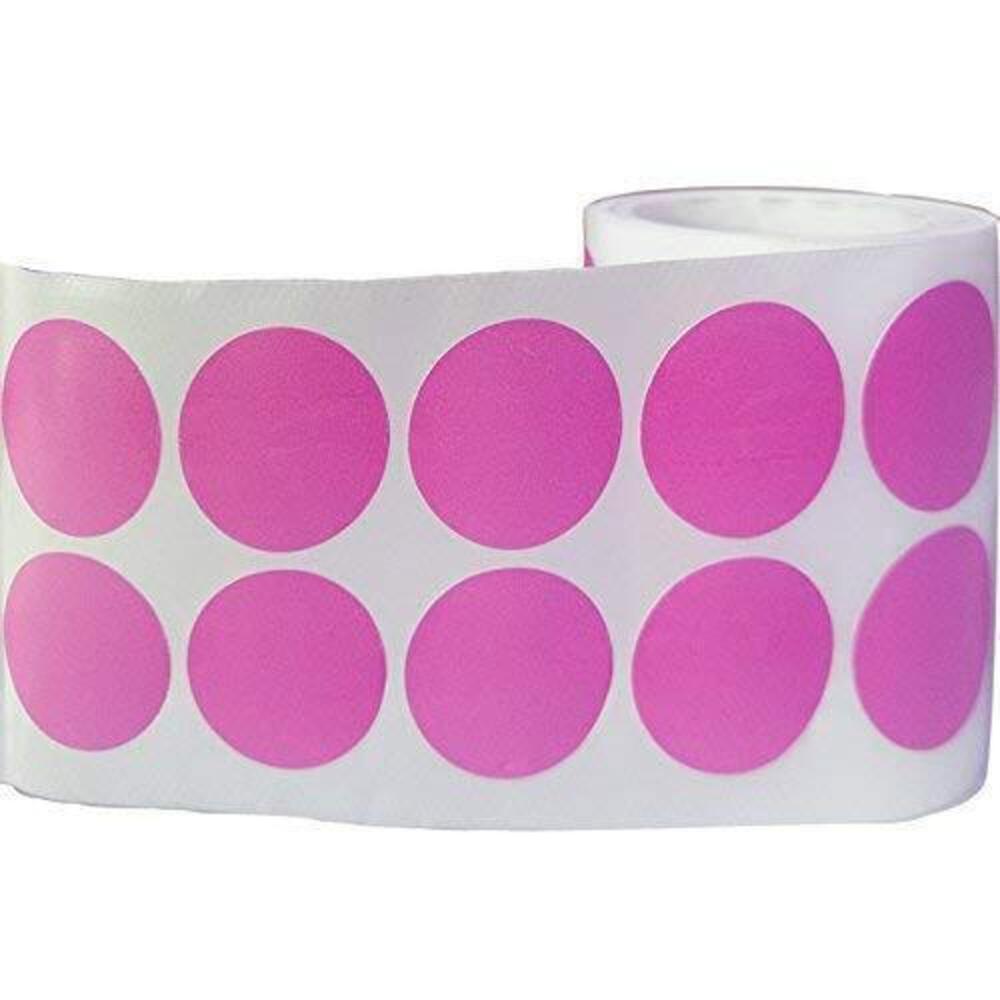 2739 Round Color Coding Labels,1 Inch Adhesive Shooting Target